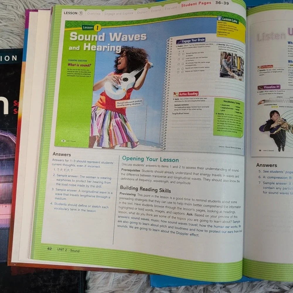 Lot‎ Of 6 Science Fusion Teacher Edition Houghton Mifflin Hardcover Homeschool